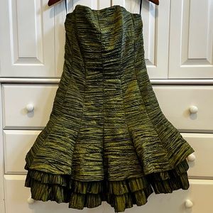 Olive Green Jessica McClintock Dress